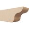 Ekena Millwork 6in. W x 8in. H x 20in. L Carmel Woodgrain TimberThane Rafter Tail, Primed Tan RFTUR06X08X20CARRCPR - alternate 1